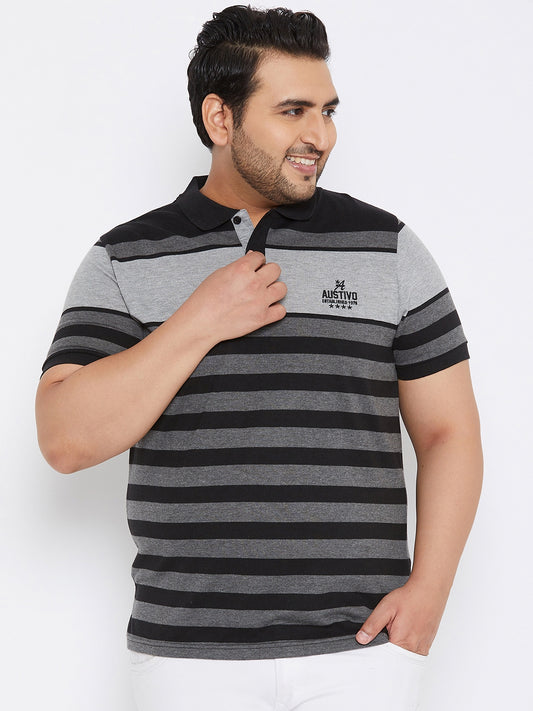 Austivo Men's Half Sleeves Polo Neck  T-shirt