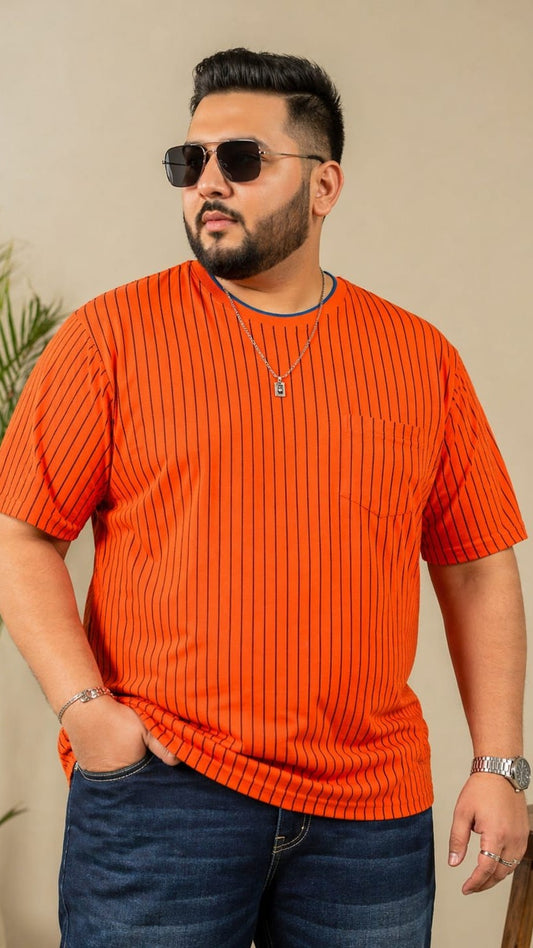 Austivo Men Round Neck Multicolor T-Shirt