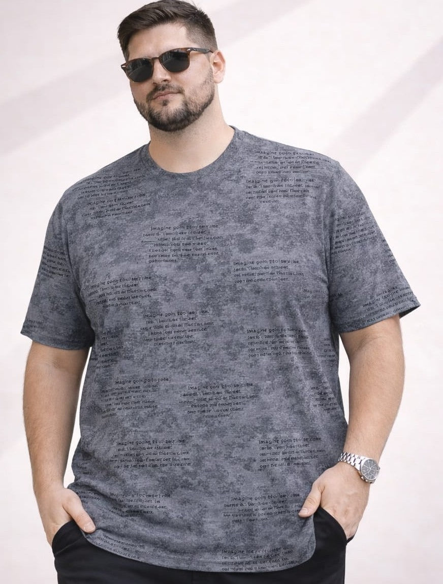 Austivo Men Round Neck Multicolor T-Shirt