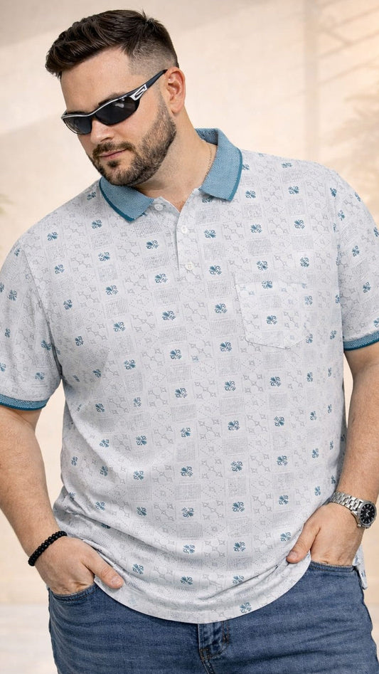 Austivo Men's  Polo Neck T-shirt