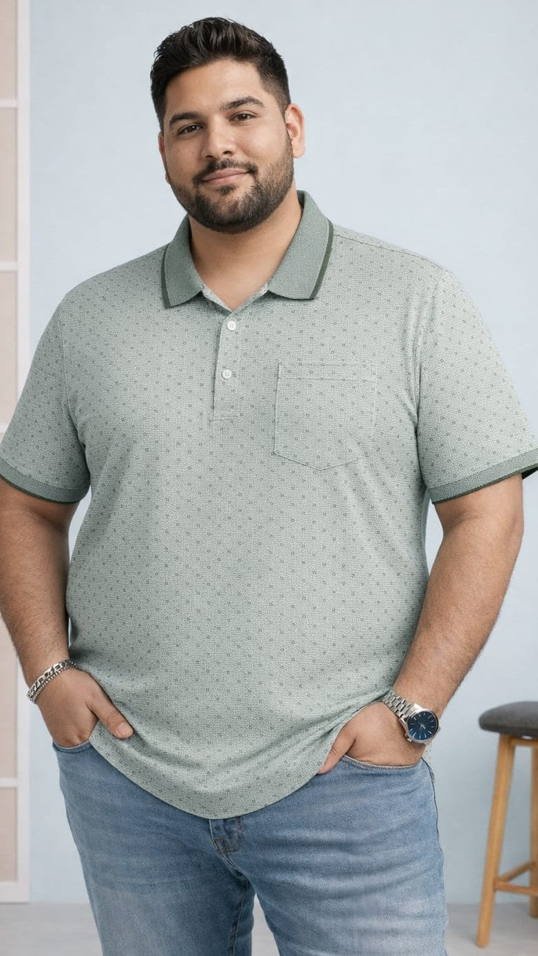 Austivo Men's  Polo Neck T-shirt