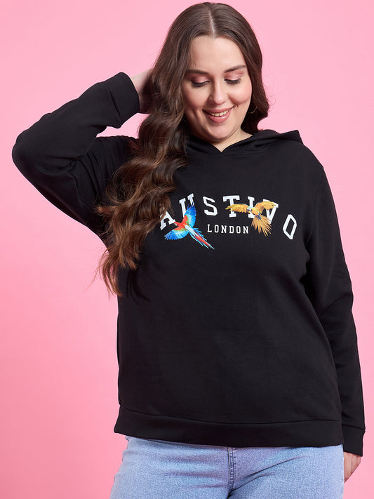 Austivo Women Solid Sweatshirt