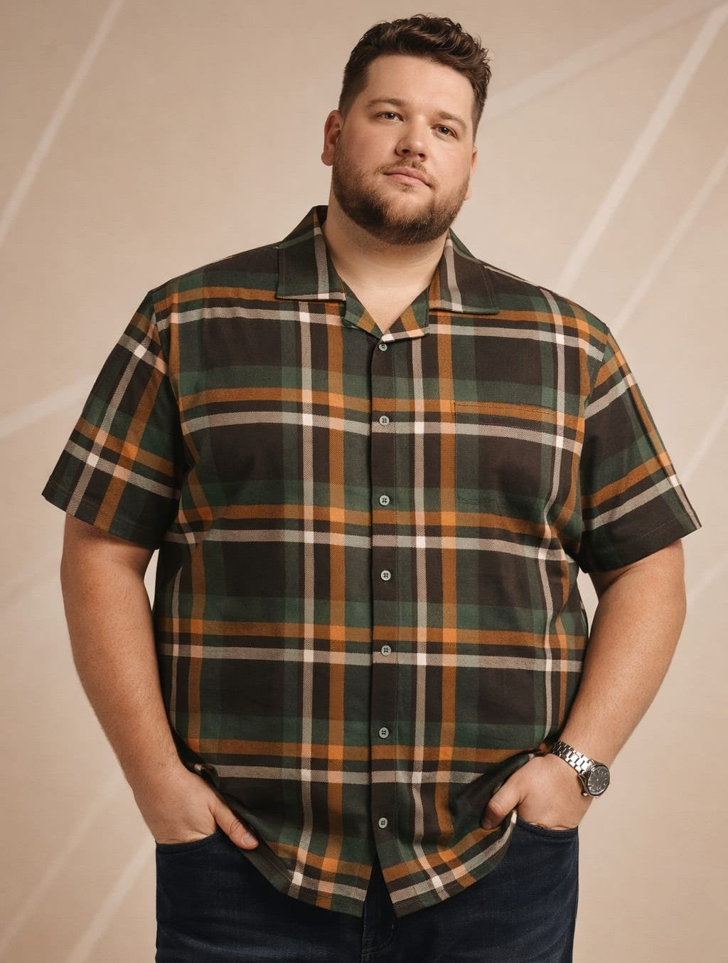 Austivo Men Plus Size Shirt