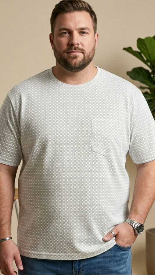 Austivo Men Round Neck Multicolor T-Shirt