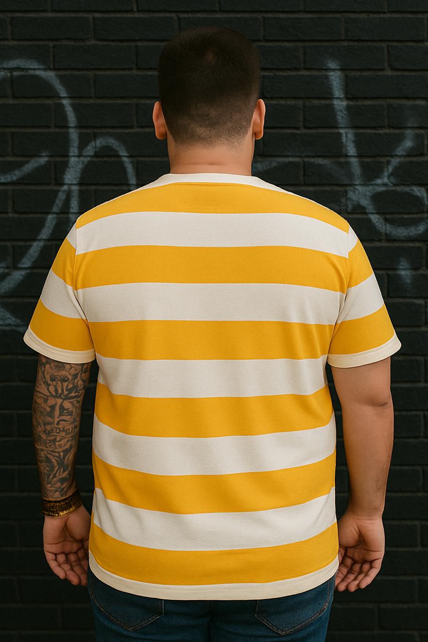 Austivo Men Round Neck Multicolor T-Shirt