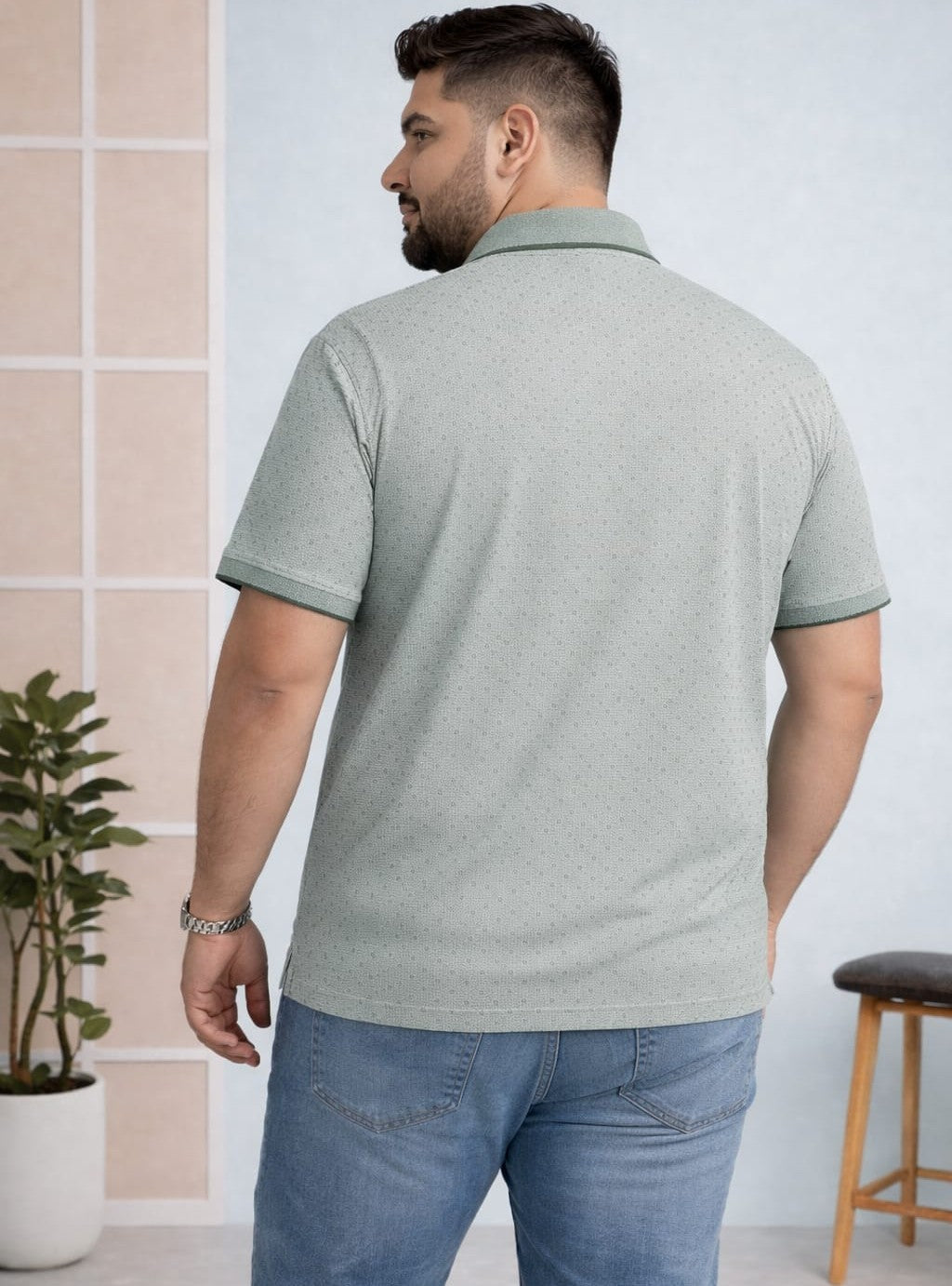 Austivo Men's  Polo Neck T-shirt