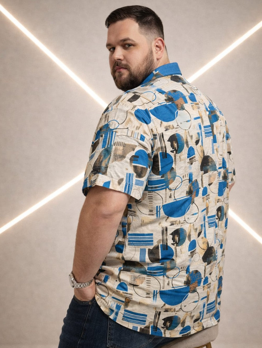 Austivo Men Plus Size Shirt