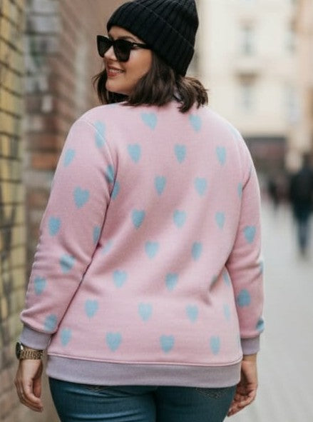 Austivo Women Colour Block High Neck Cardigan