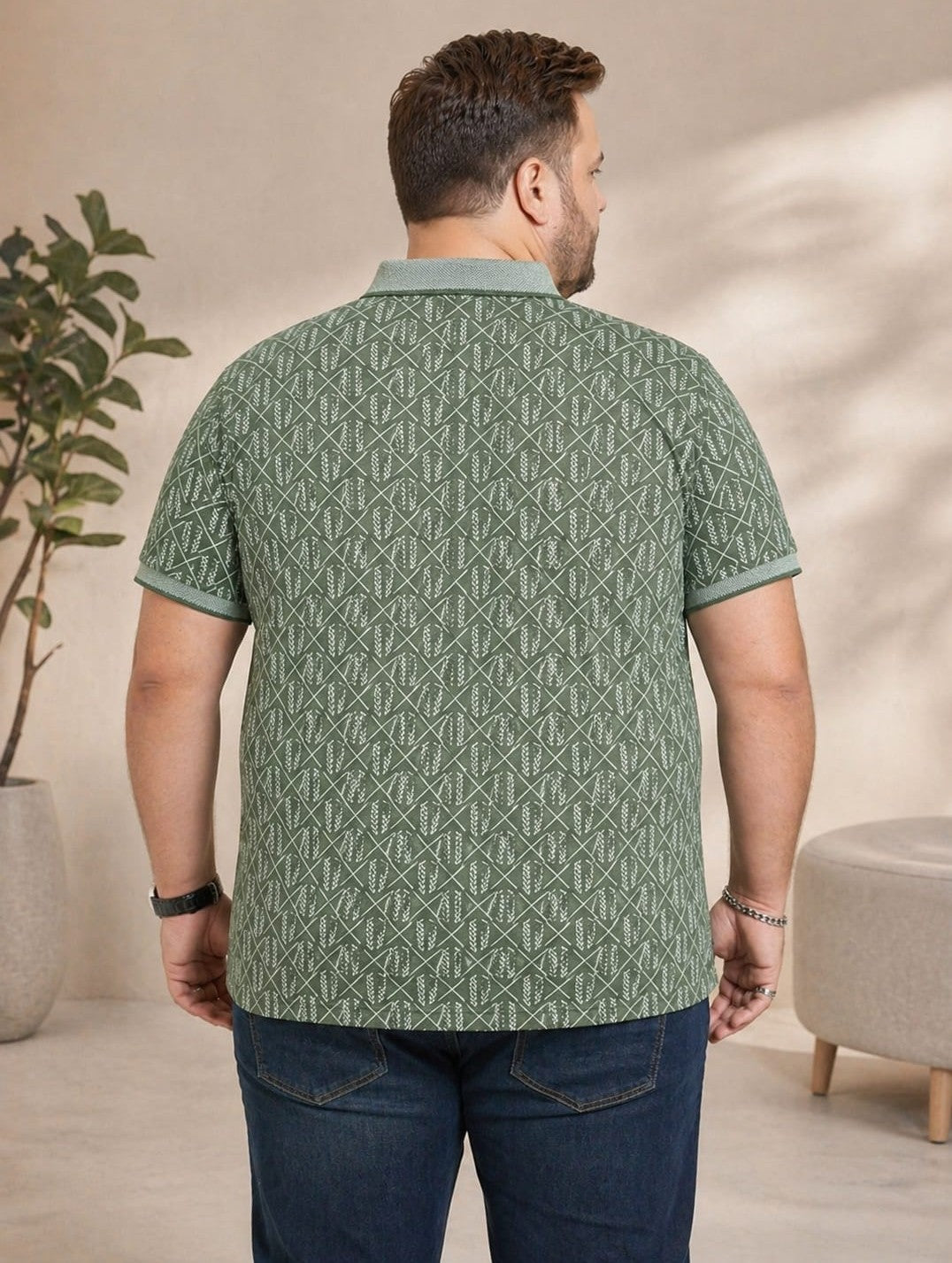 Austivo Men's  Polo Neck T-shirt