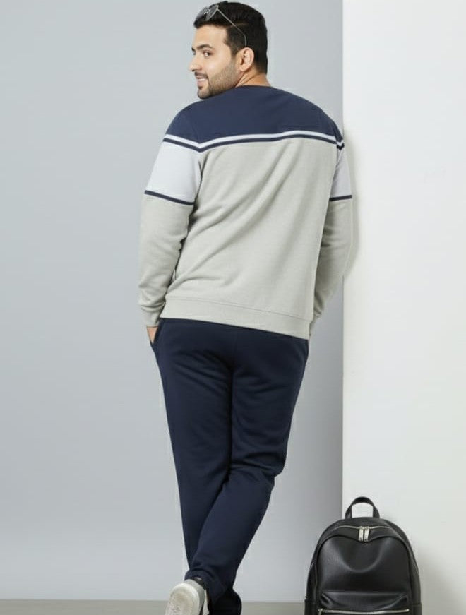 Austivo Plus Size Men's Co-ord Set