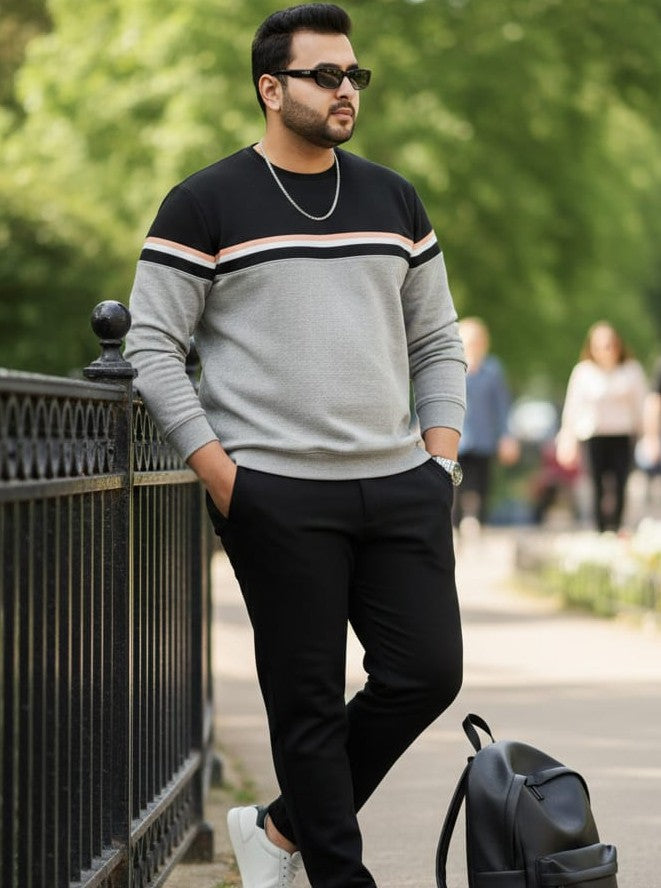 Austivo Plus Size Men's Co-ord Set