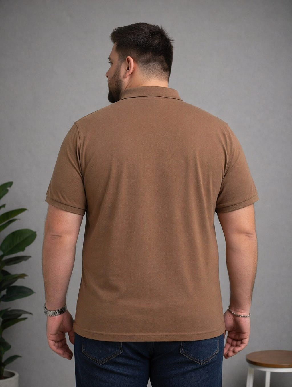 Austivo Men's  Polo Neck T-shirt