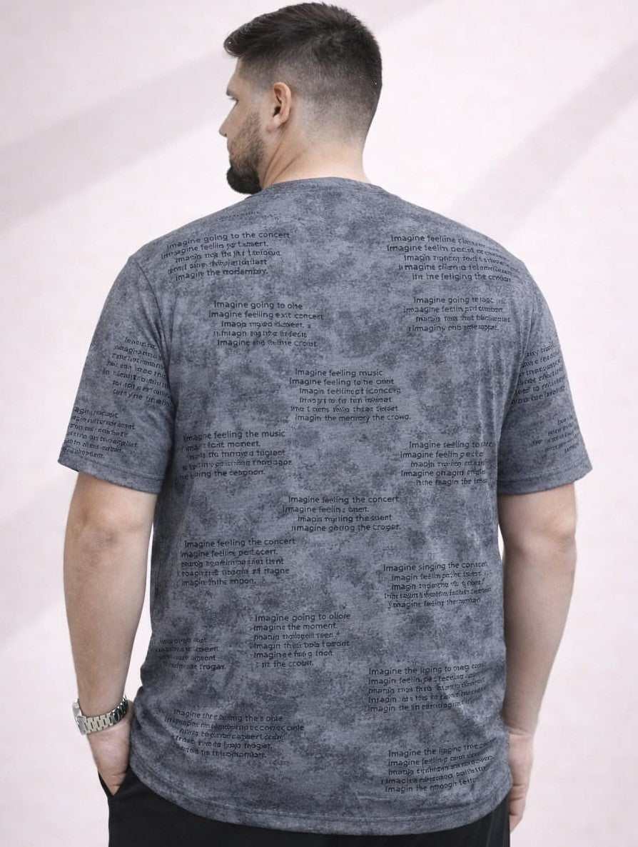 Austivo Men Round Neck Multicolor T-Shirt