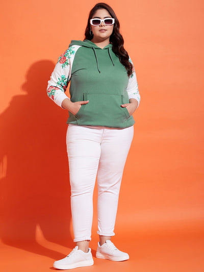 Austivo Women Colour Block Sweatshirt