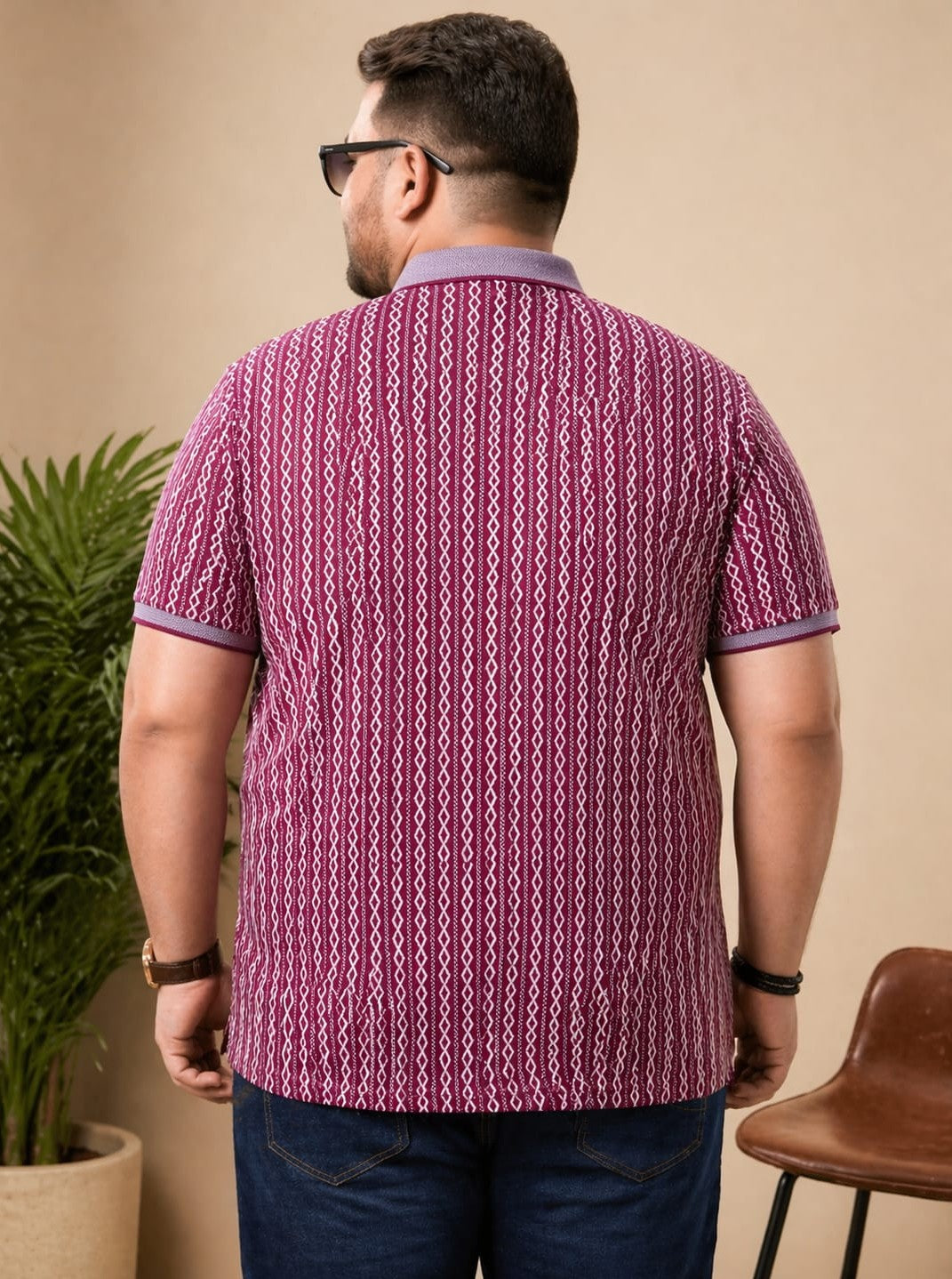 Austivo Men's  Polo Neck T-shirt