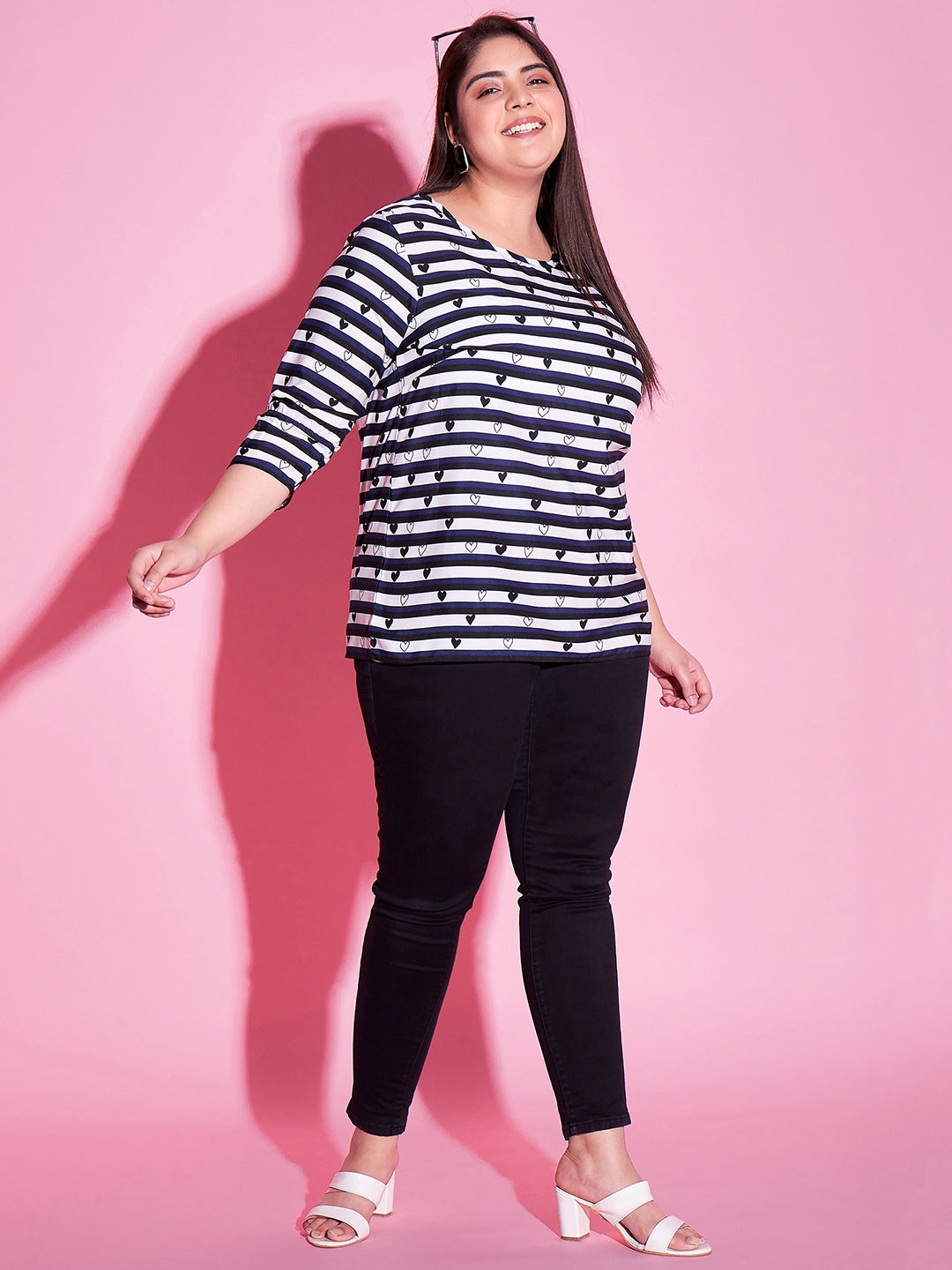 Austivo Casual Graphic Print Women Top