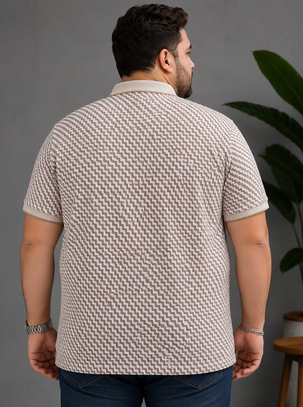 Austivo Men's  Polo Neck T-shirt