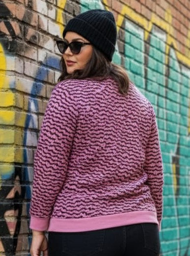 Austivo Women Colour Block High Neck Cardigan