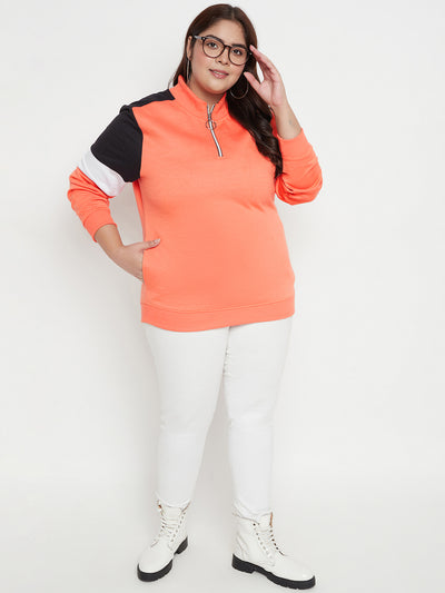 Austivo Women Solid Sweatshirt