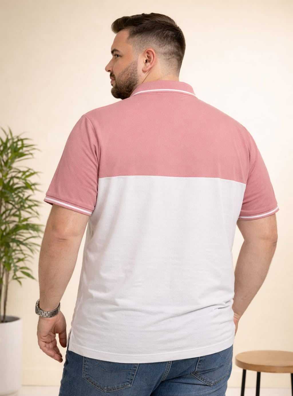 Austivo Men's  Polo Neck T-shirt