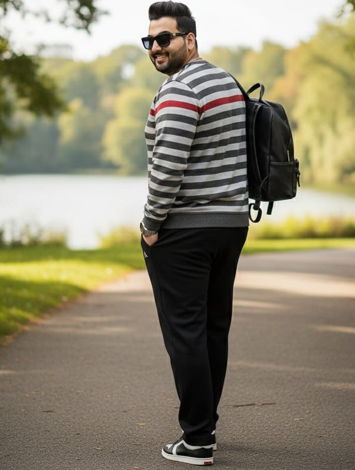 Austivo Plus Size Men's Co-ord Set