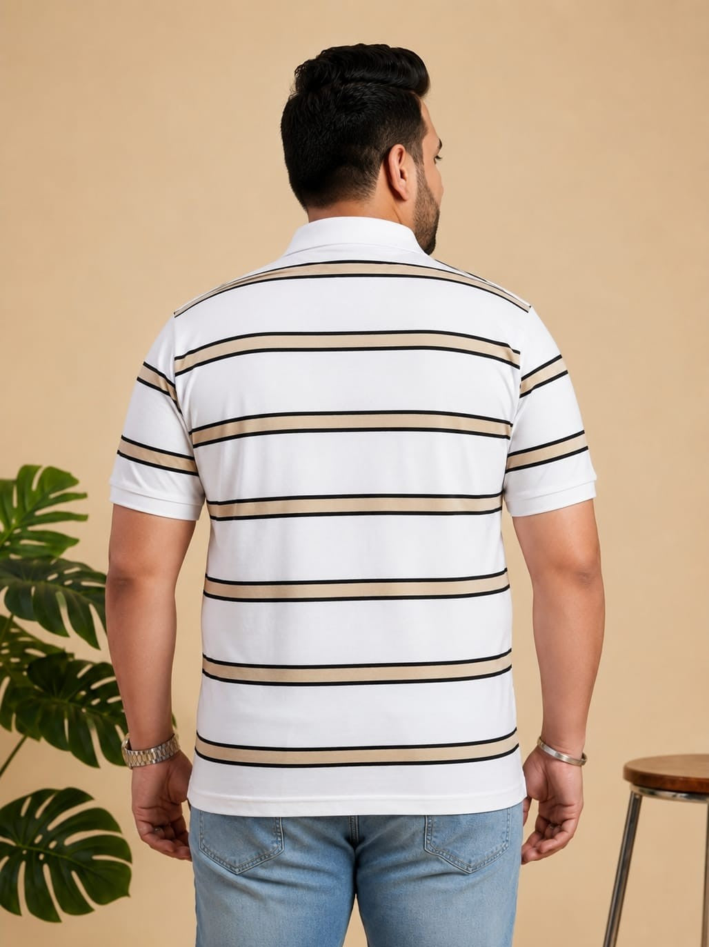 Austivo Men's  Polo Neck T-shirt