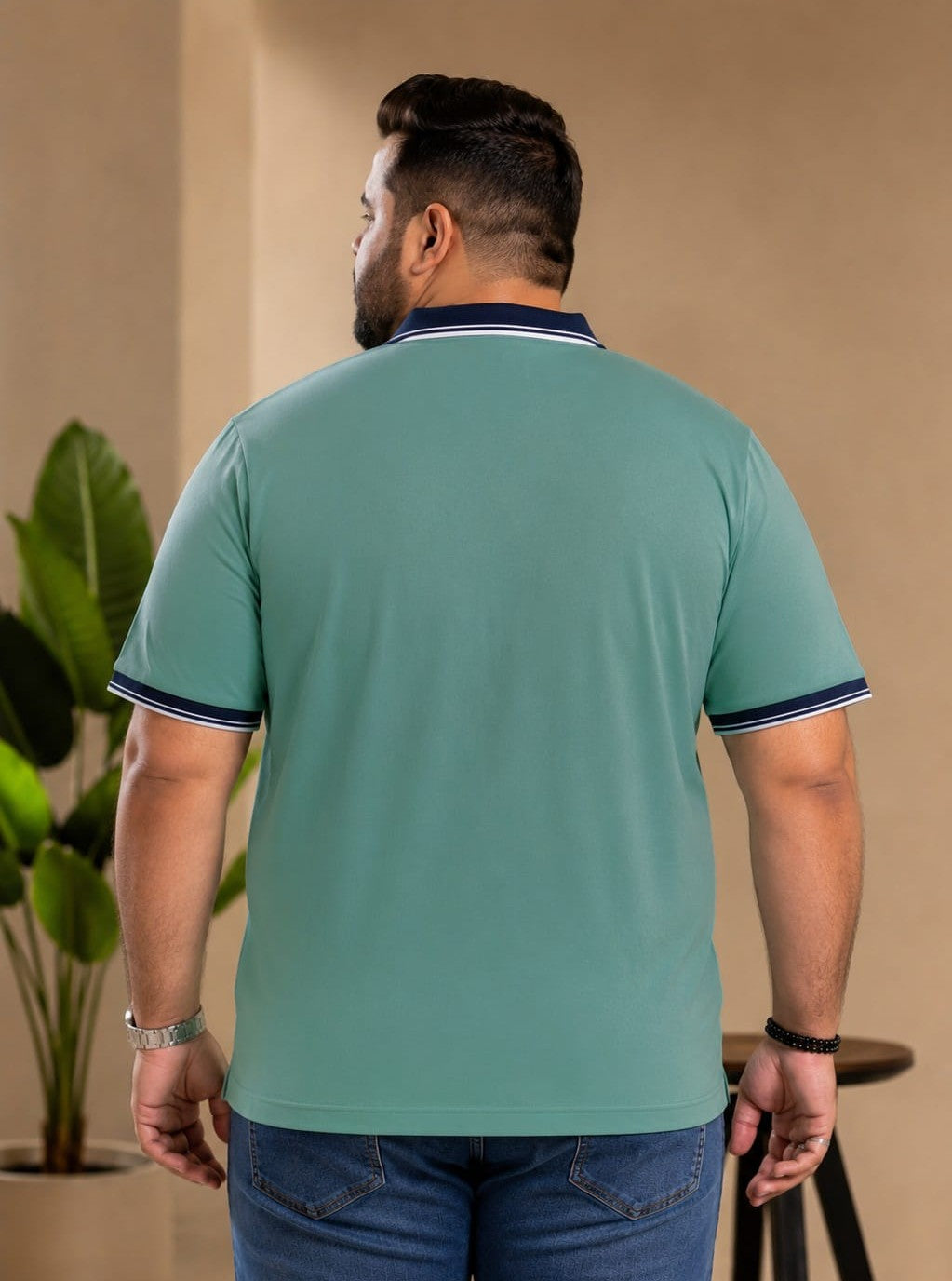 Austivo Men's Polo Neck T-shirt