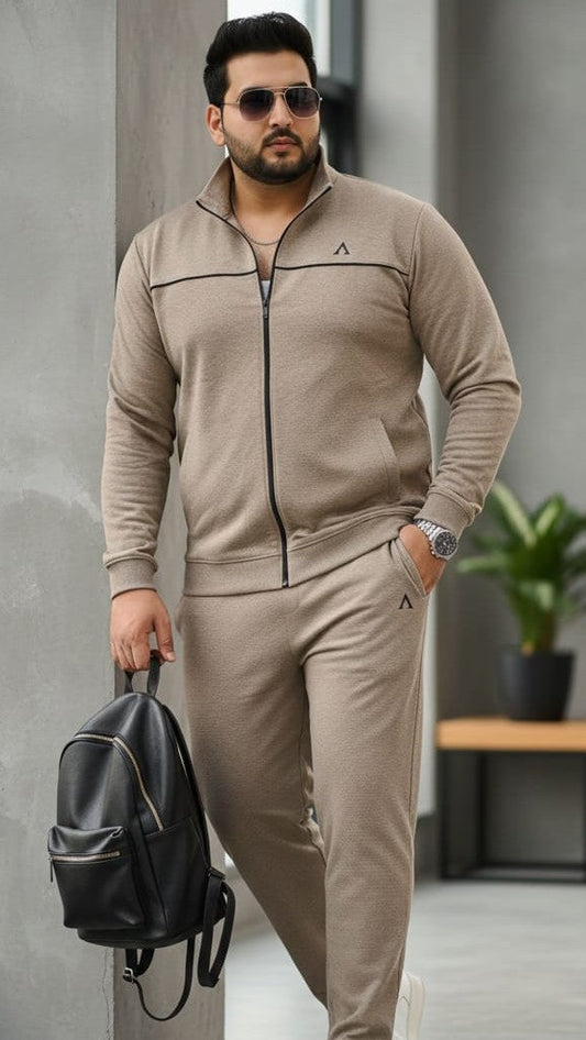 Austivo Plus Size Men's Co-ord Set