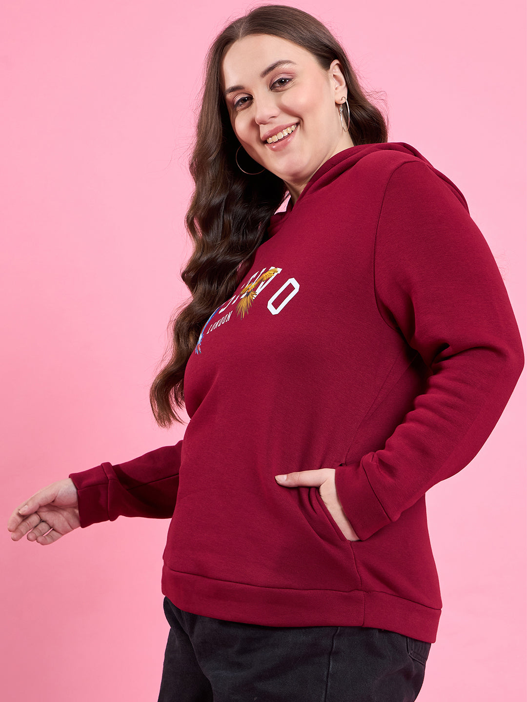 Austivo Women Solid Sweatshirt