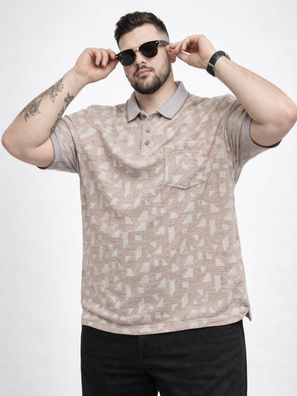 Austivo Men's  Polo Neck T-shirt
