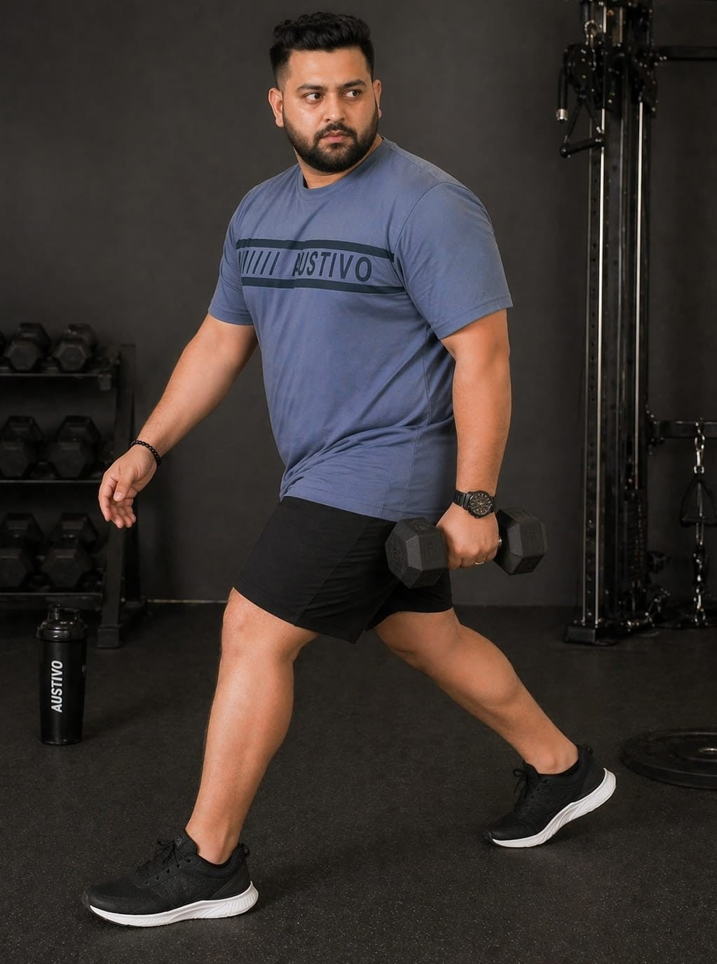 Austivo Men's Active Wear  T-shirt