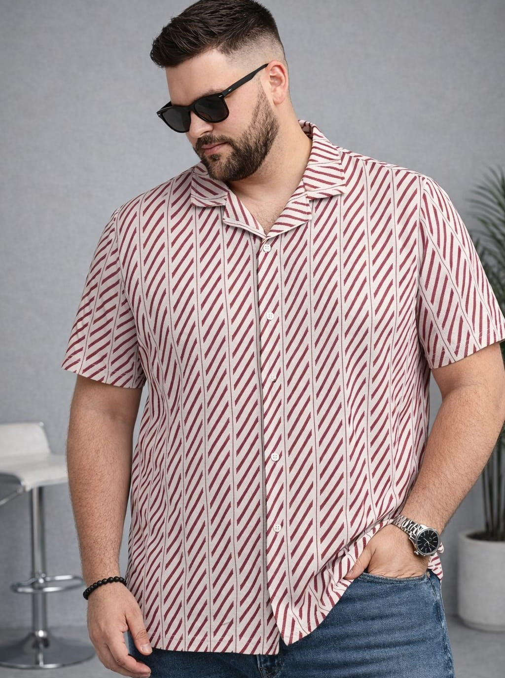 Austivo Men Plus Size Shirt