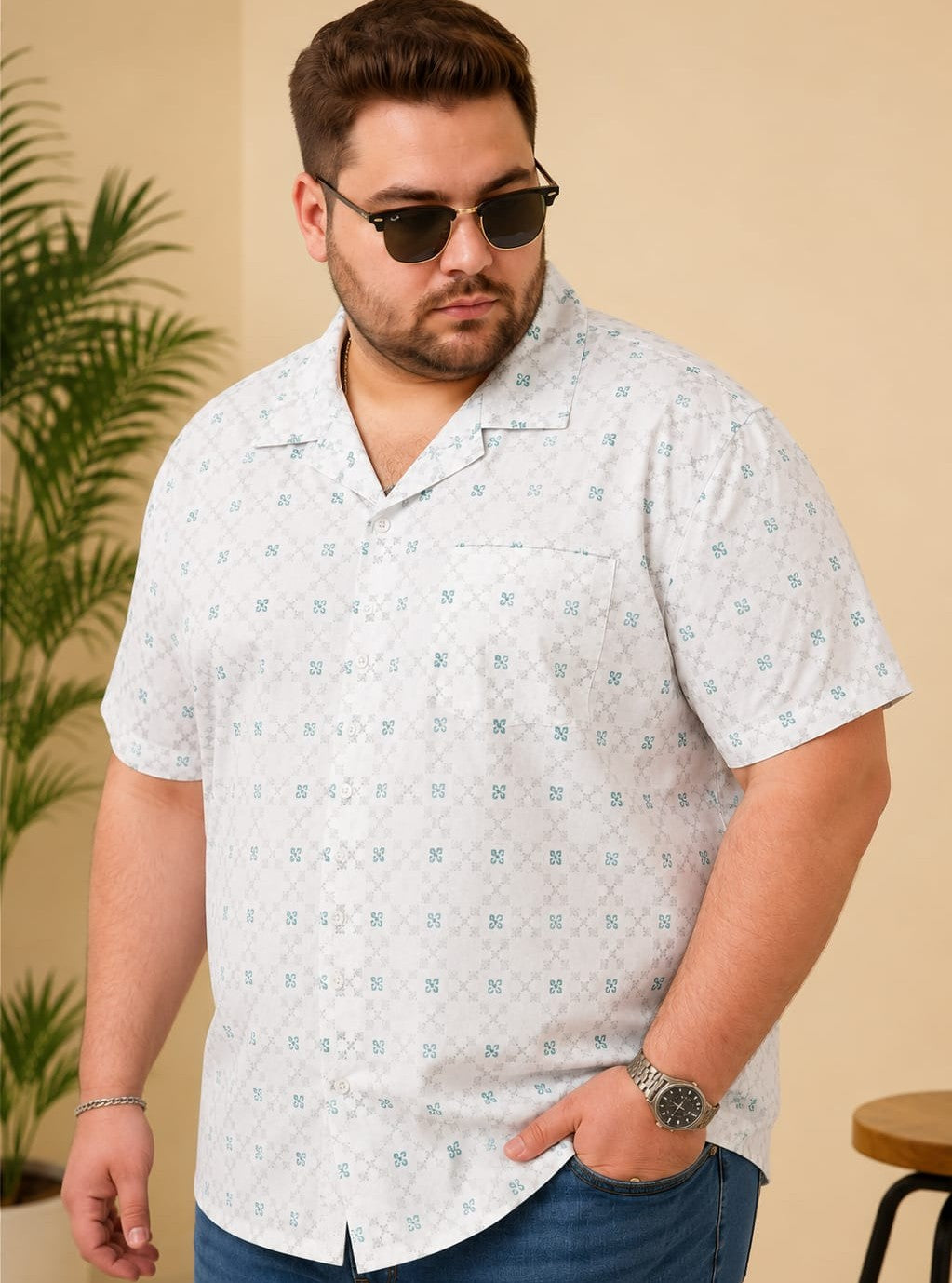 Austivo Men Plus Size Shirt
