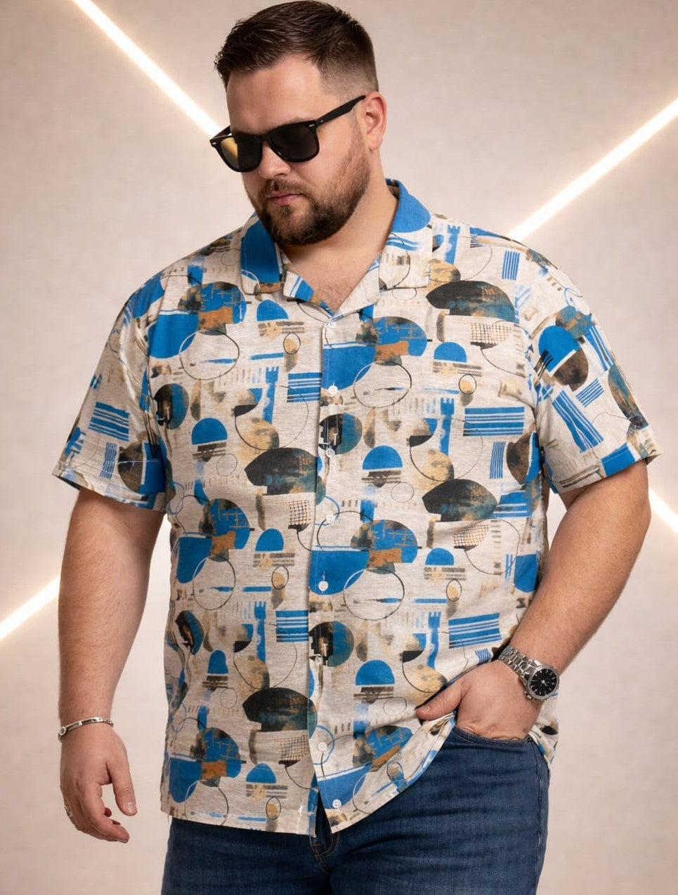 Austivo Men Plus Size Shirt