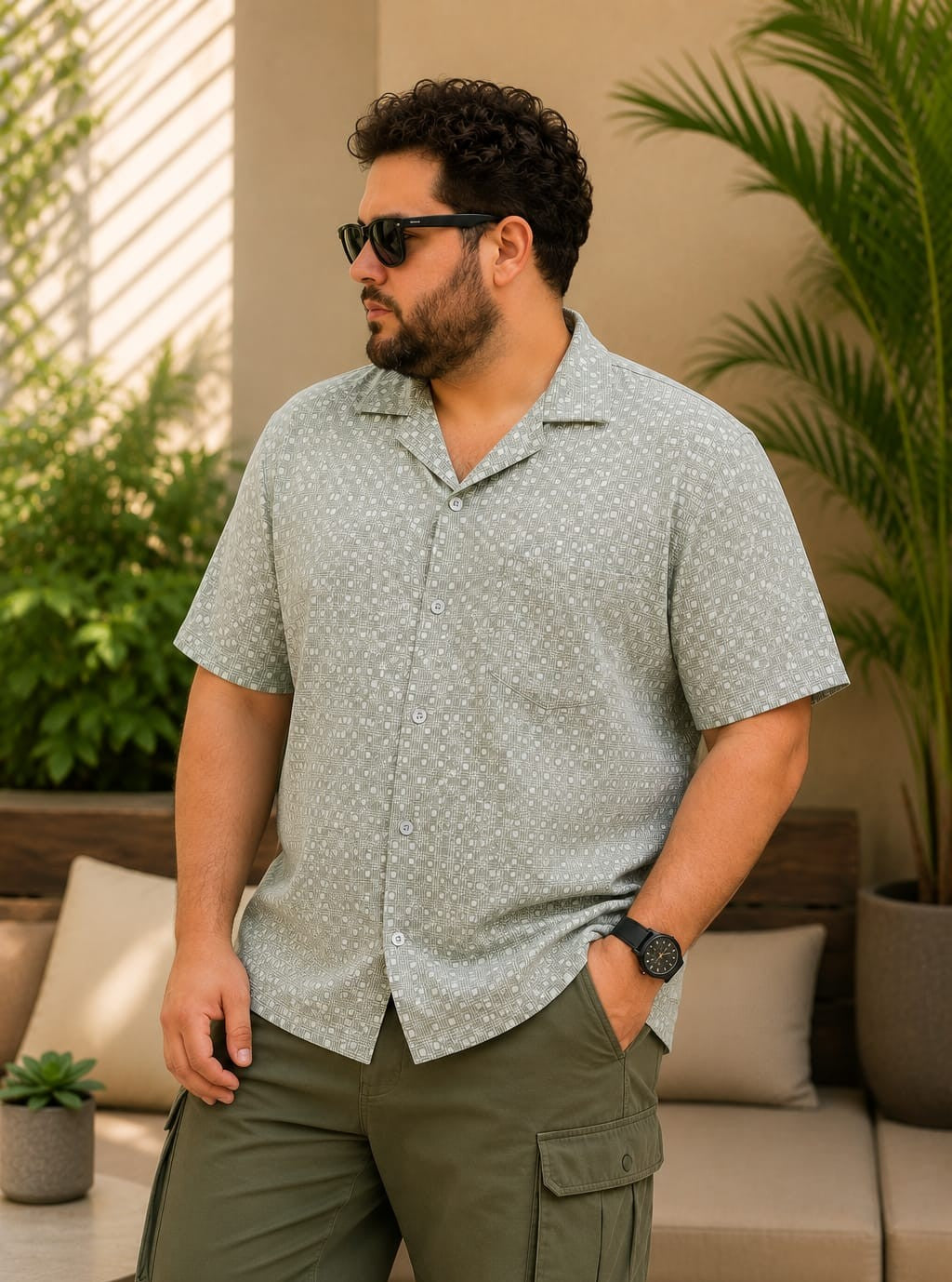 Austivo Men Plus Size Shirt