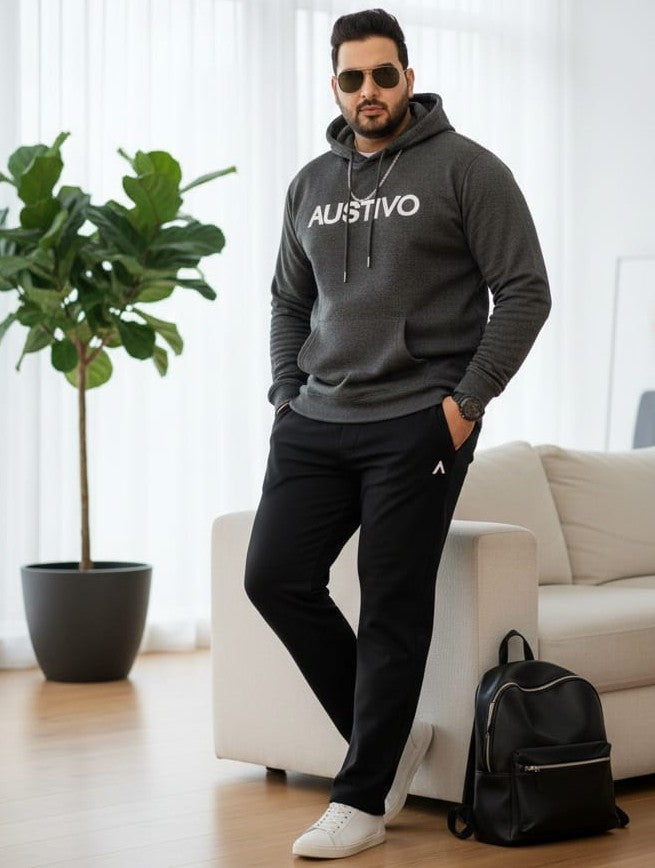 Austivo Plus Size Men's Co-ord Set