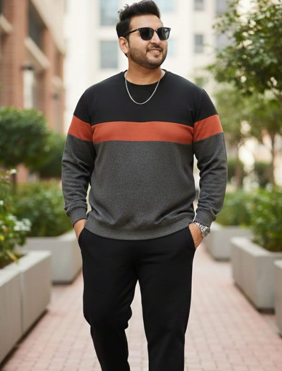 Austivo Plus Size Men's Co-ord Set