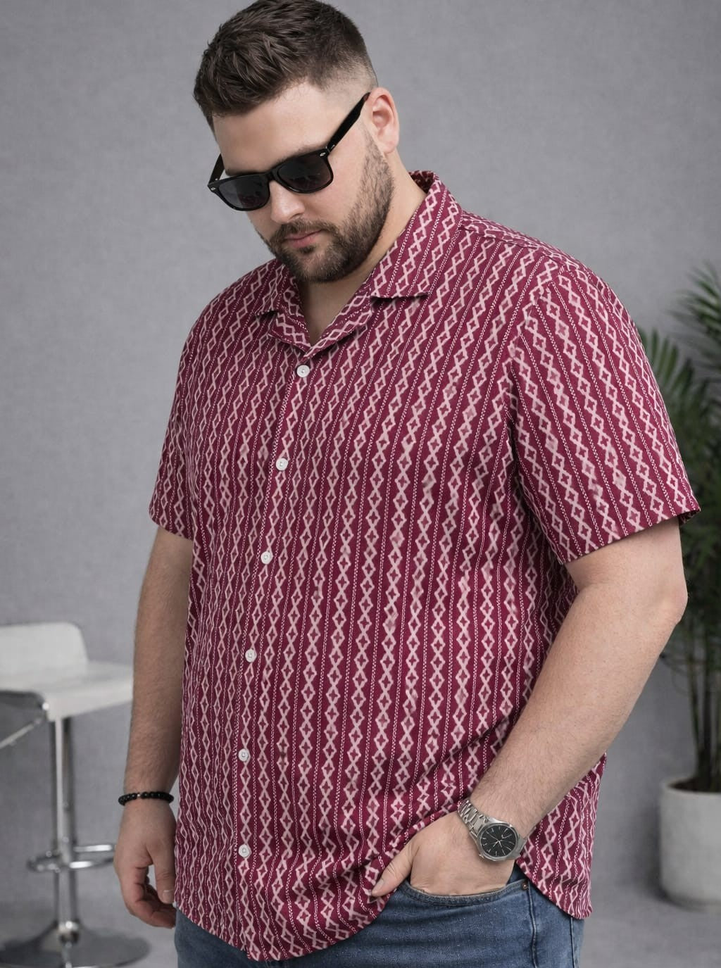 Austivo Men Plus Size Shirt