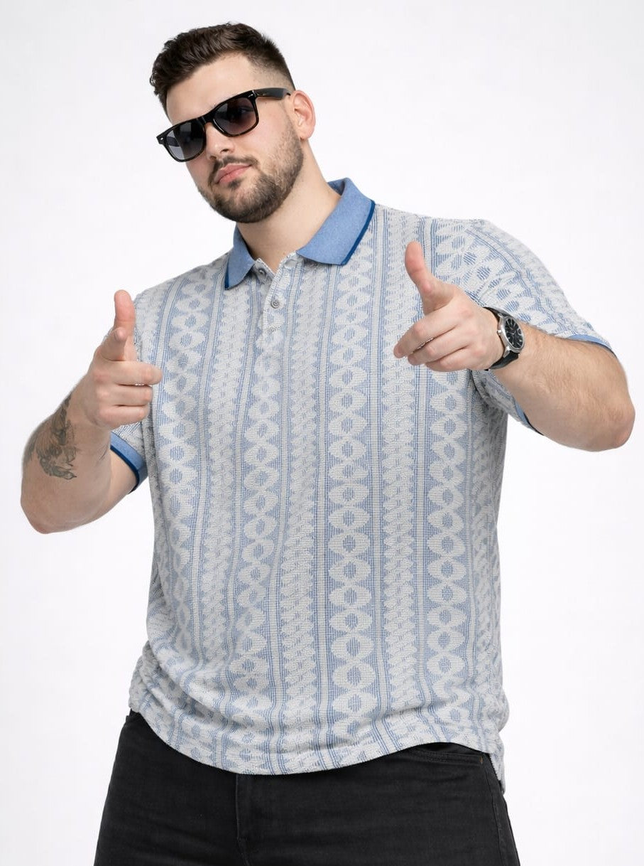 Austivo Men's  Polo Neck T-shirt