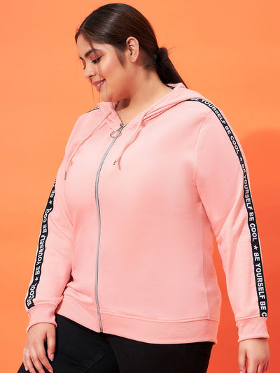 Austivo Women Colour Block High Neck Sweatshirt