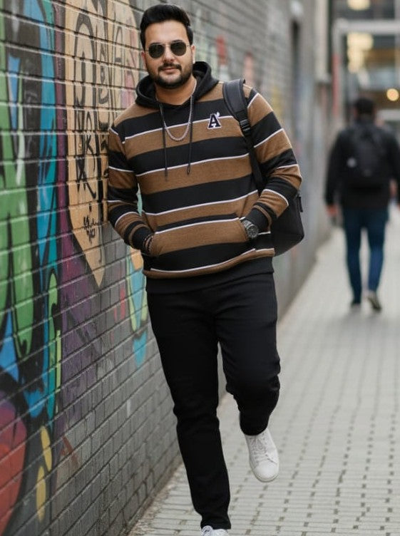 Austivo Plus Size Men's Co-ord Set