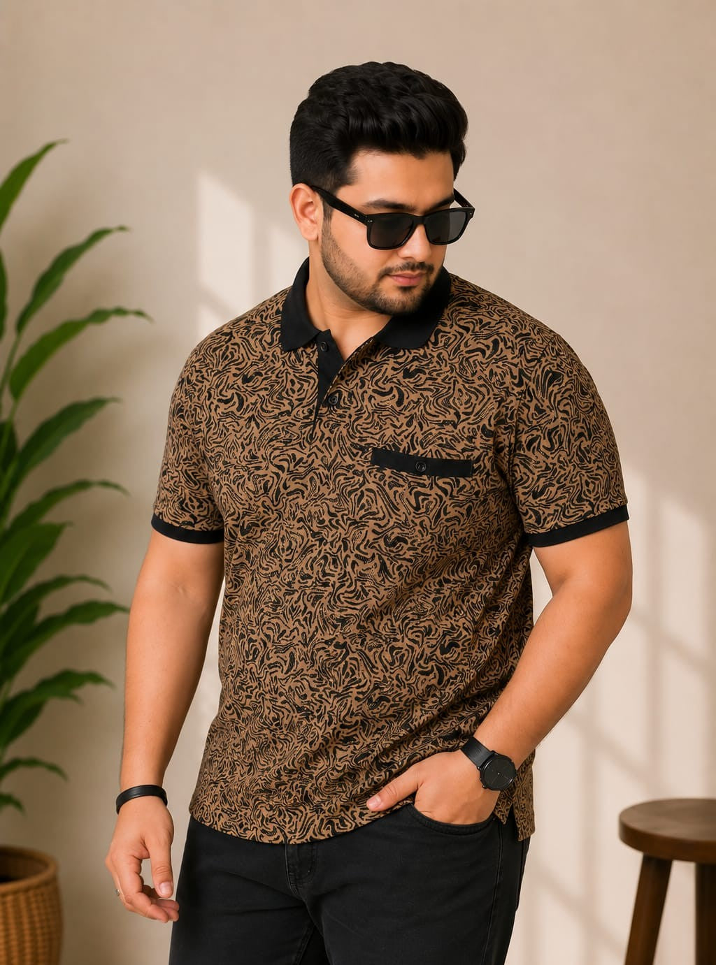 Austin Wood Polo T-shirt