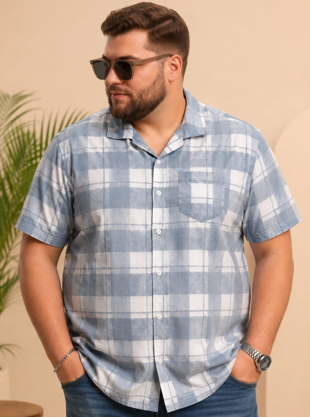 Austivo Men Plus Size Shirt