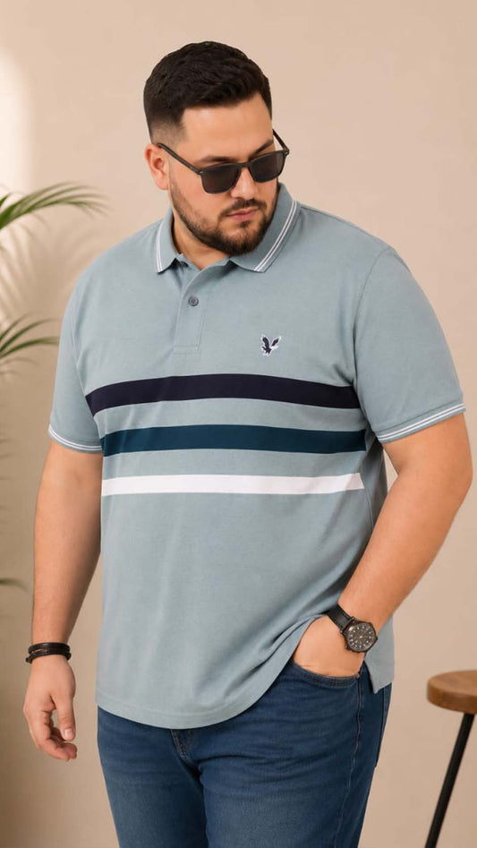 Austivo Men's Polo Neck T-shirt
