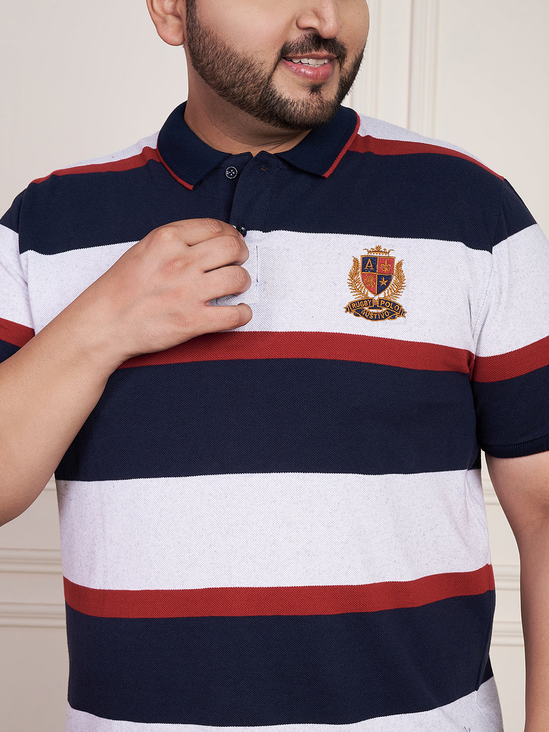 Austivo Men's  Polo Neck T-shirt
