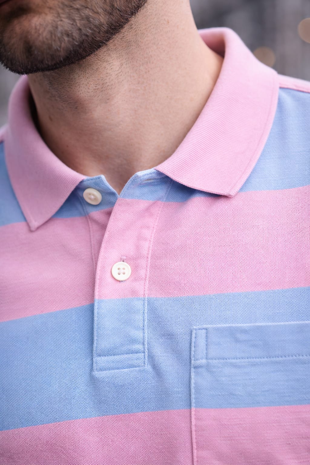 Multi Striper Polo T-shirt