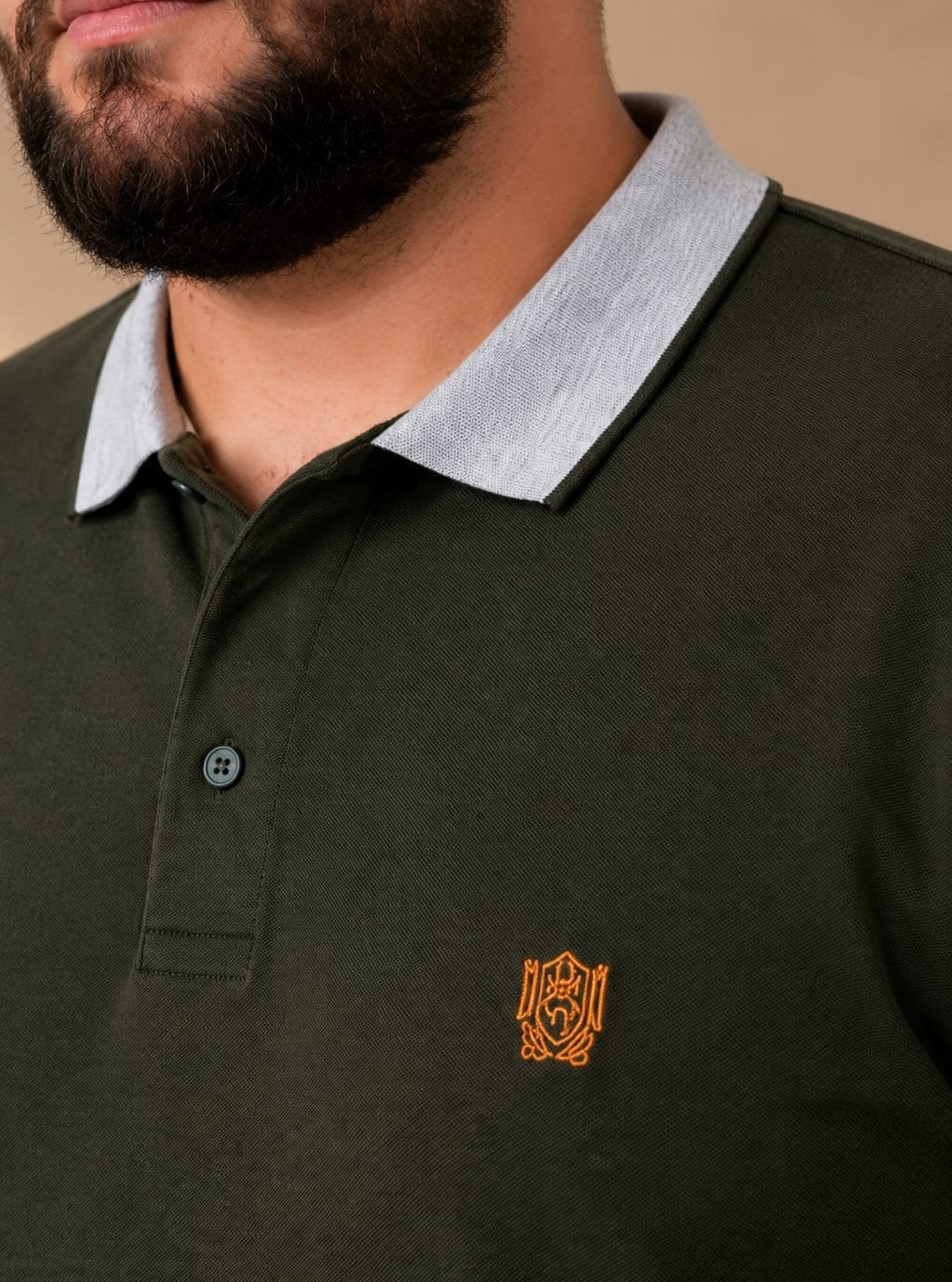 Austivo Men's Polo Neck T-shirt