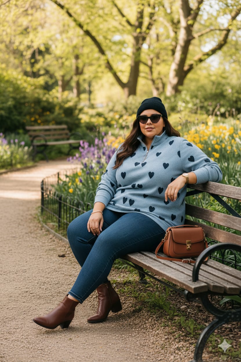 Austivo Women Colour Block High Neck Cardigan