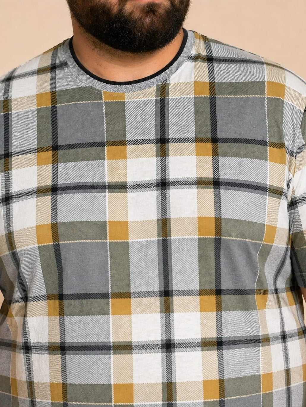 Austivo Men Round Neck Multicolor T-Shirt