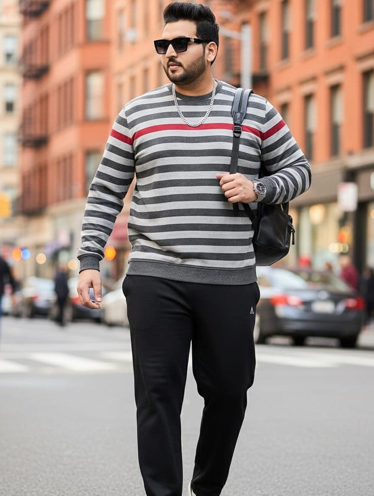 Austivo Plus Size Men's Co-ord Set